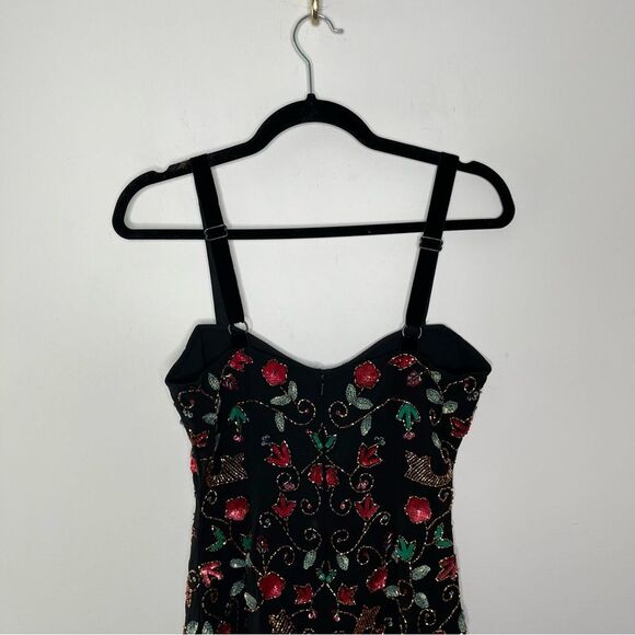 Revolve h:ours El Tulipan Beaded Mini Dress S - Picture 6 of 9